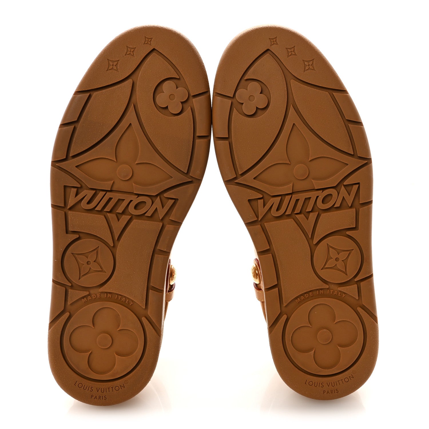Louis Vuitton Monogram Denim Aspen Platform Clog Mules 38 Beige 6 of 10