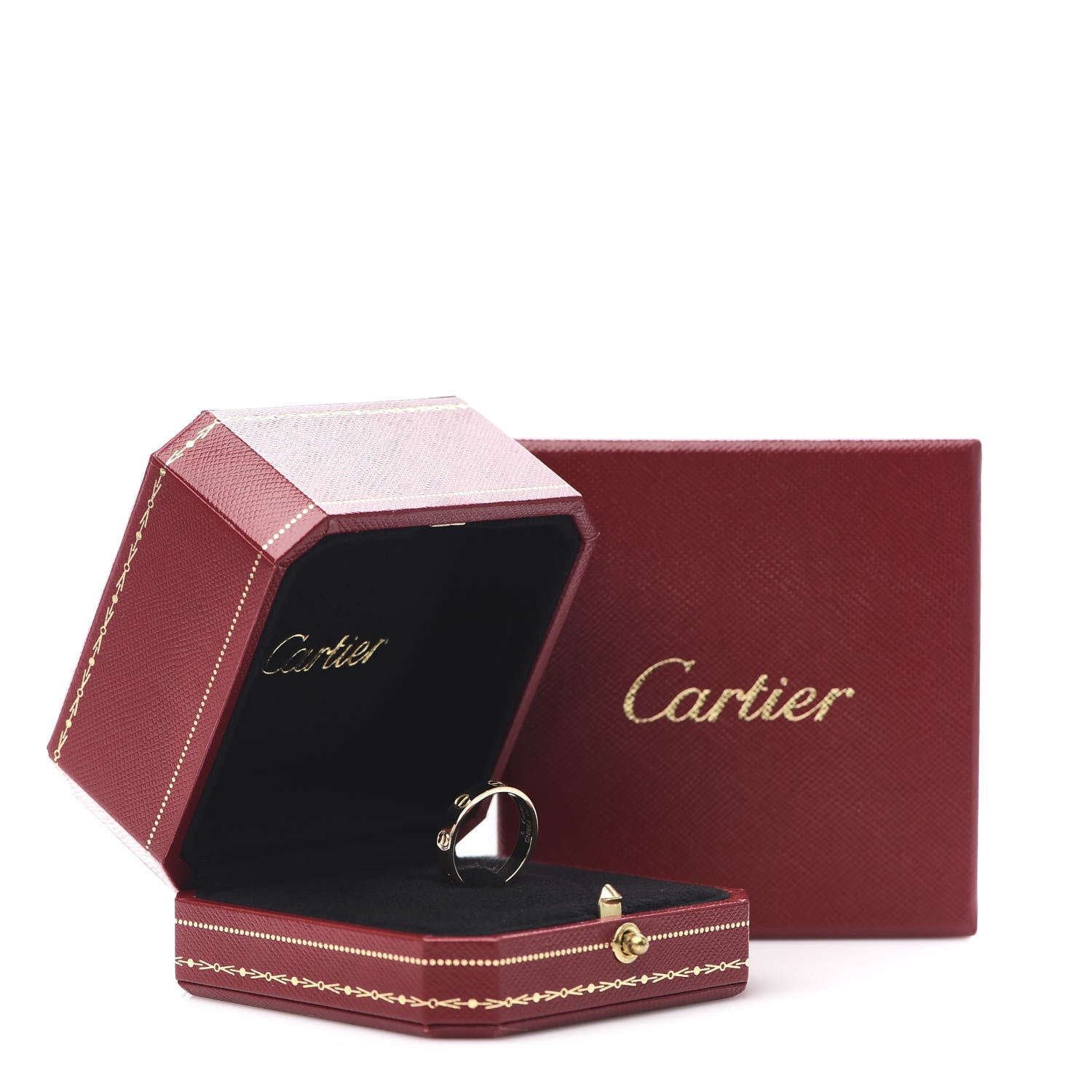 Cartier 18K Yellow Gold 3.5mm LOVE Wedding Band Ring 52 6 5 of 5