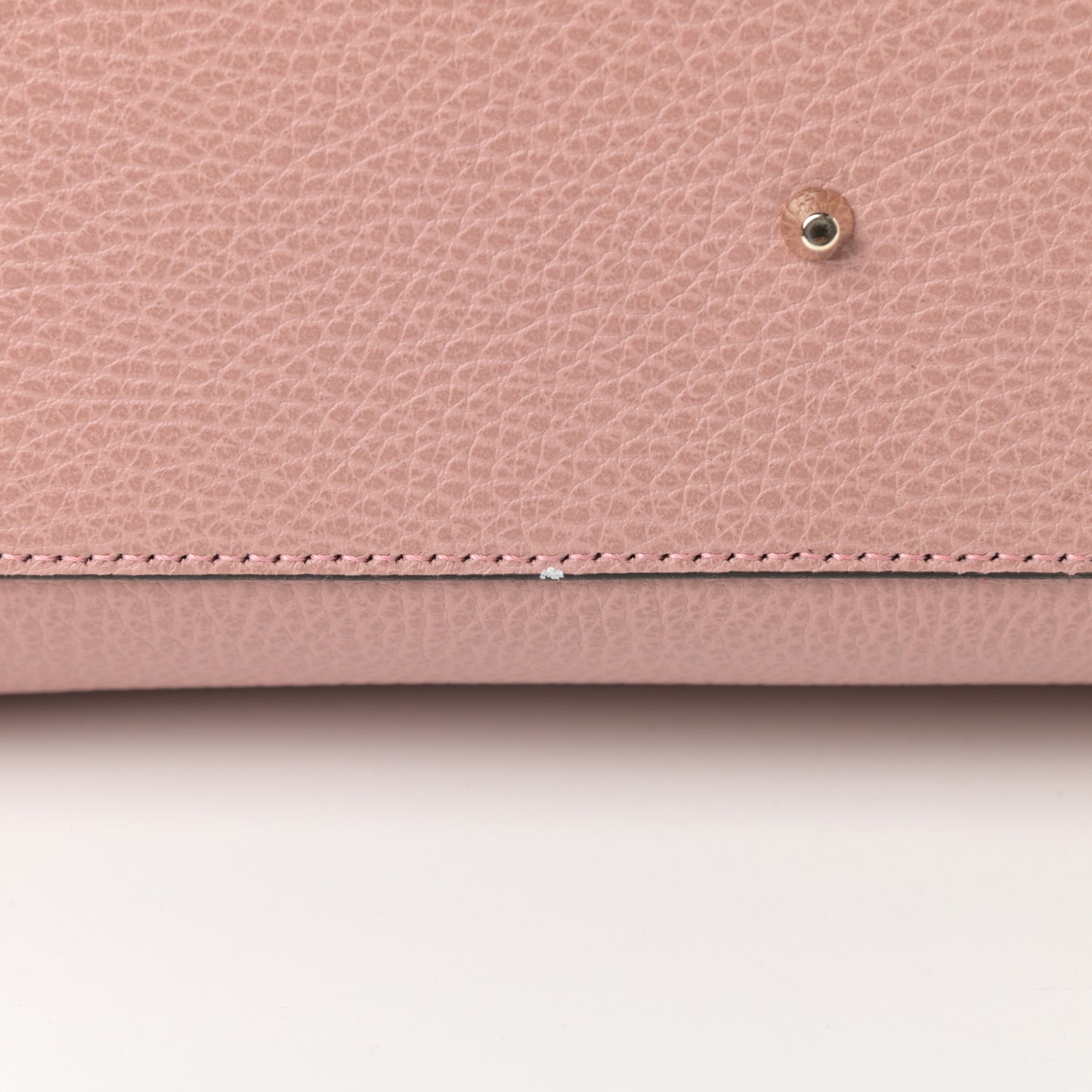 Dollar Calfskin Medium Interlocking G Top Handle Shoulder Bag Soft Pink