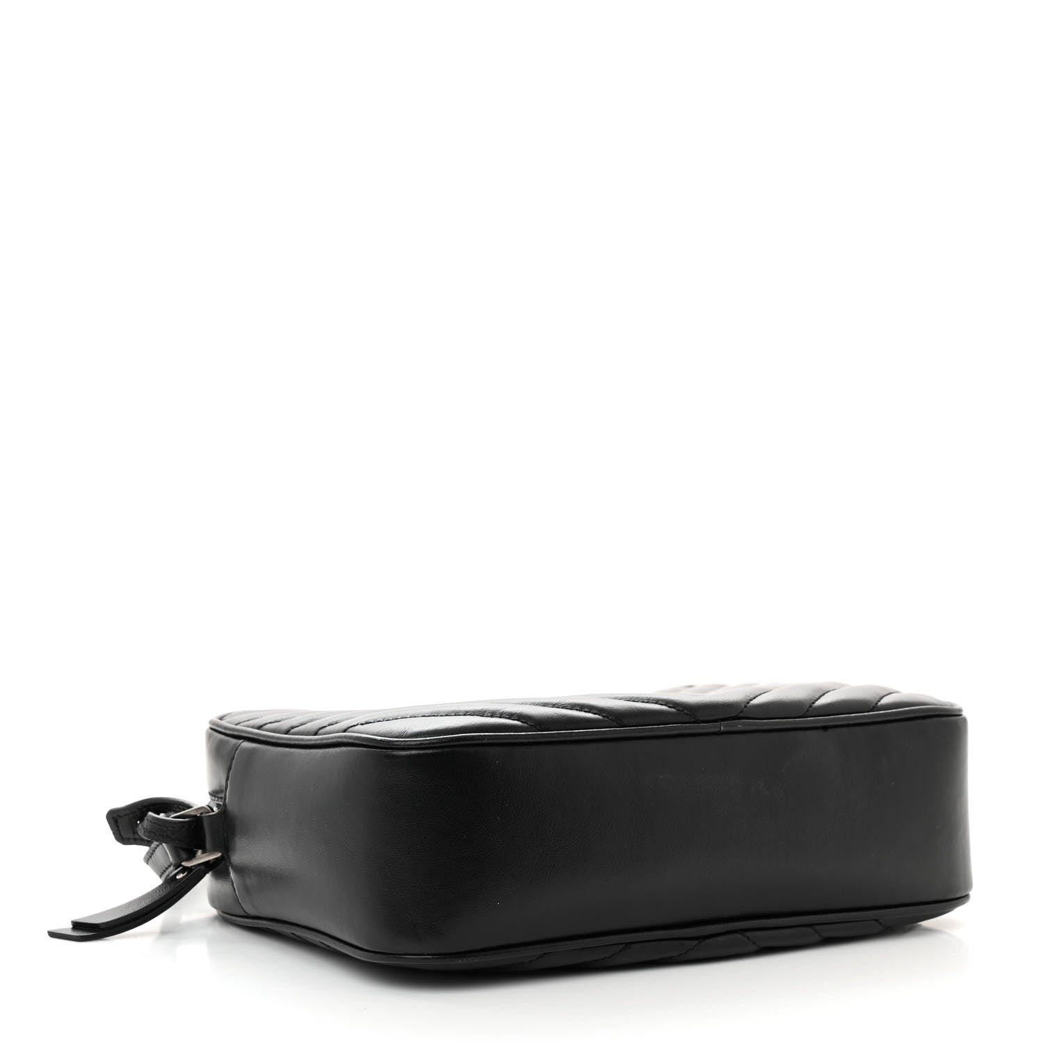 Saint Laurent Calfskin Matelasse Monogram Lou Camera Bag Black 4 of 11