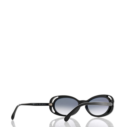 Chanel Acetate Oval Sunglasses 71571A Black 4 of 7