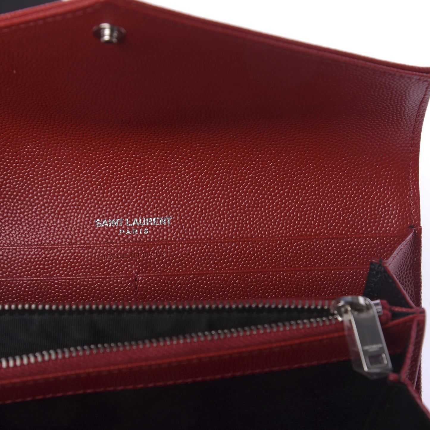 Grain De Poudre Matelasse Chevron Monogram Flap Wallet Eros