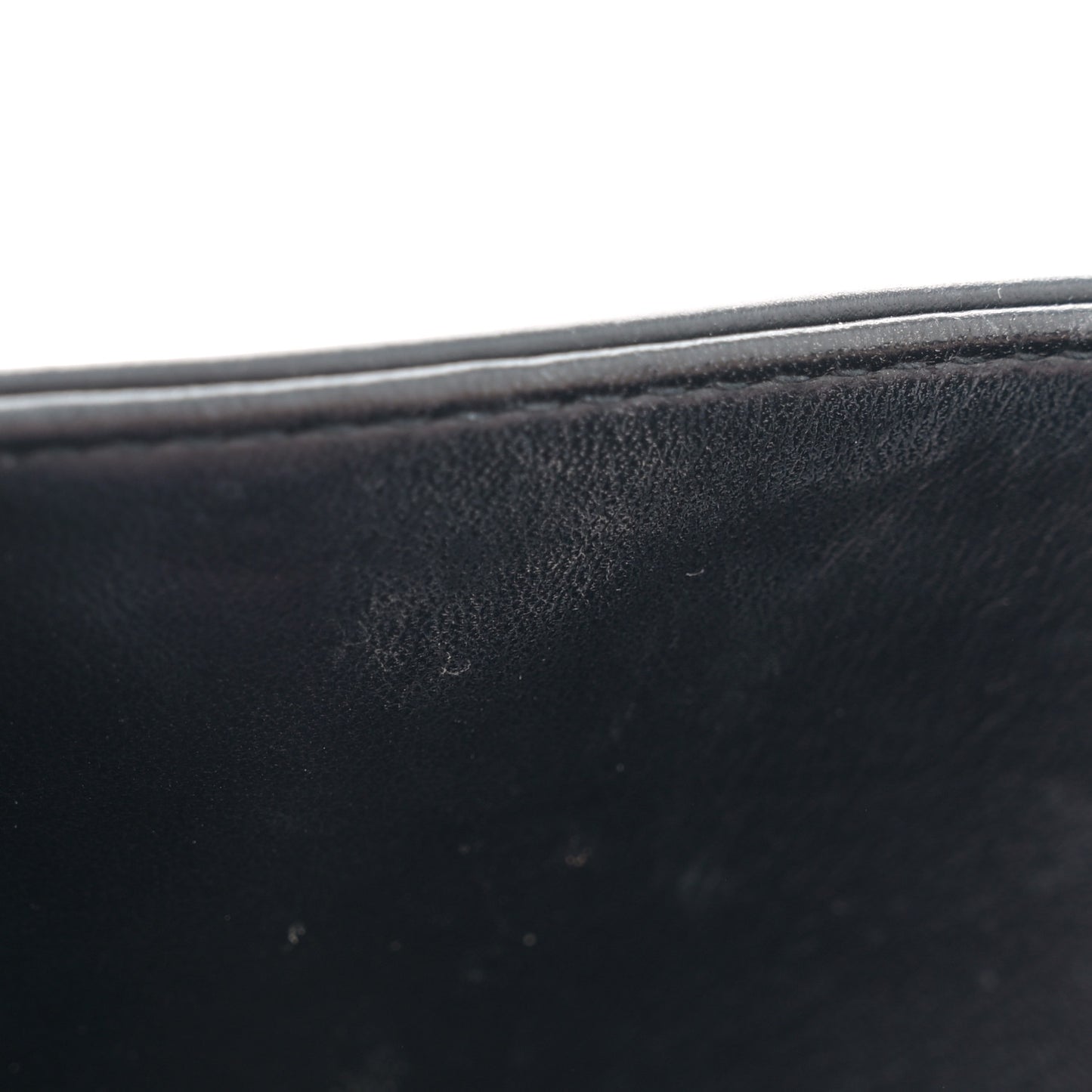 Oblique Saddle Chain Long Wallet Blue