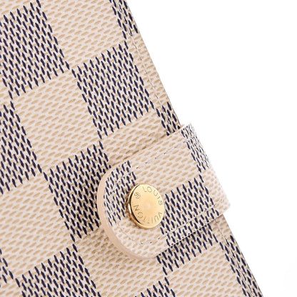 Louis Vuitton Damier Azur Small Ring Agenda Cover 8 of 9
