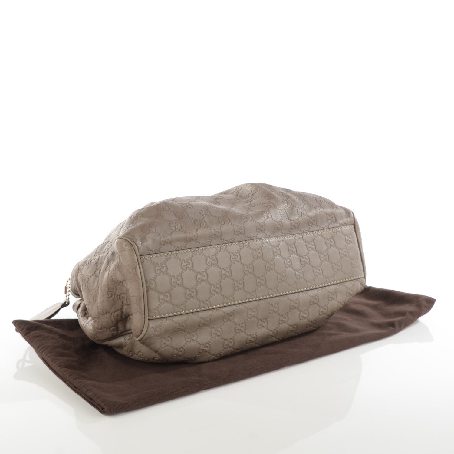 Gucci Guccissima Medium Sukey Tote Taupe 4 of 7