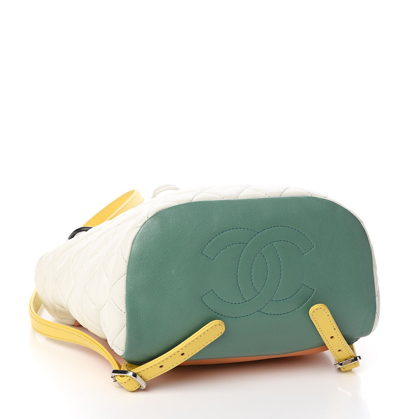 Lambskin Quilted Small Cuba Urban Spirit Backpack White