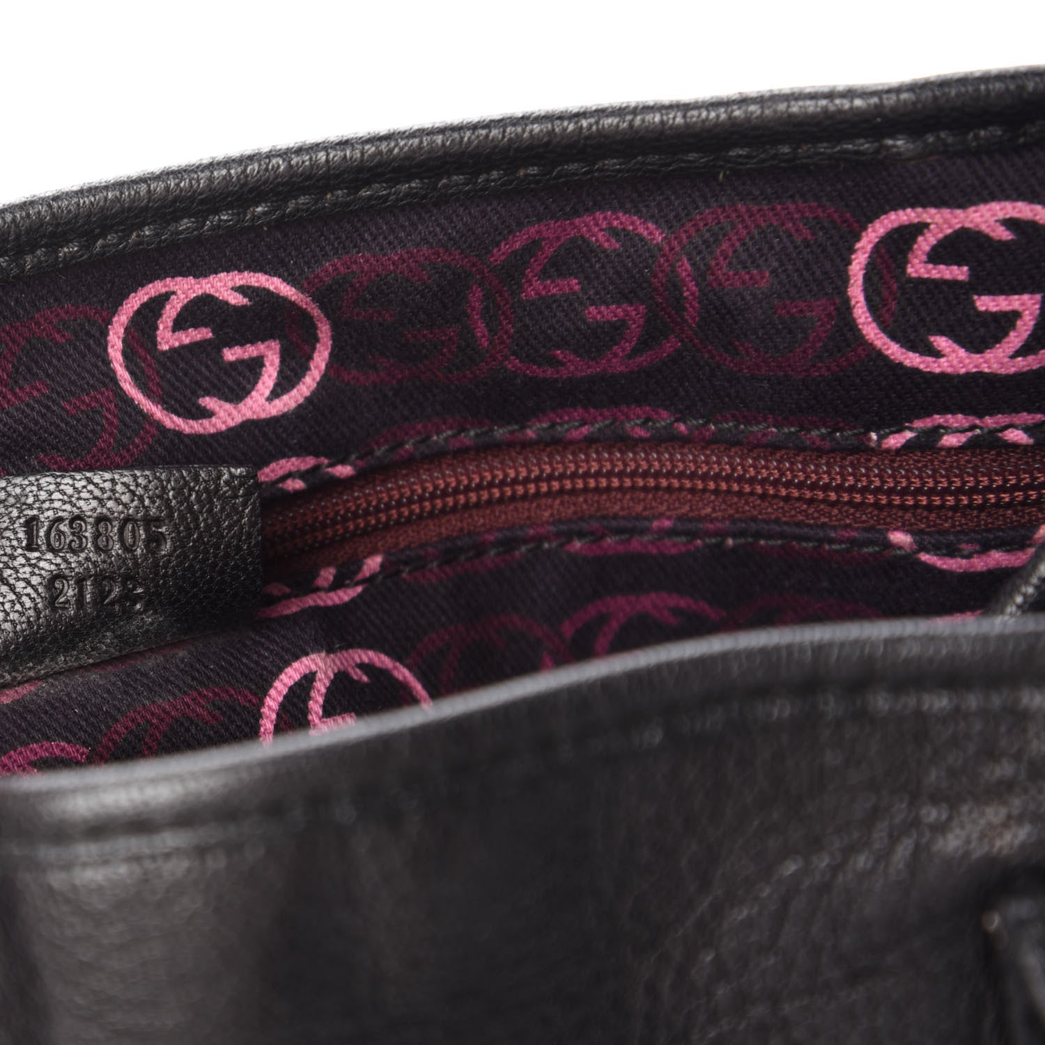 Gucci Calfskin Medium Princy Tote Black 9 of 12