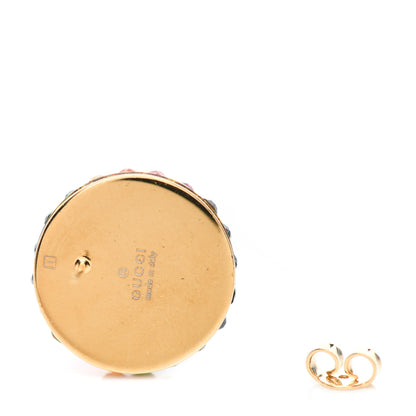 Gucci Resin Strass Stud Earrings Multicolor 3 of 4