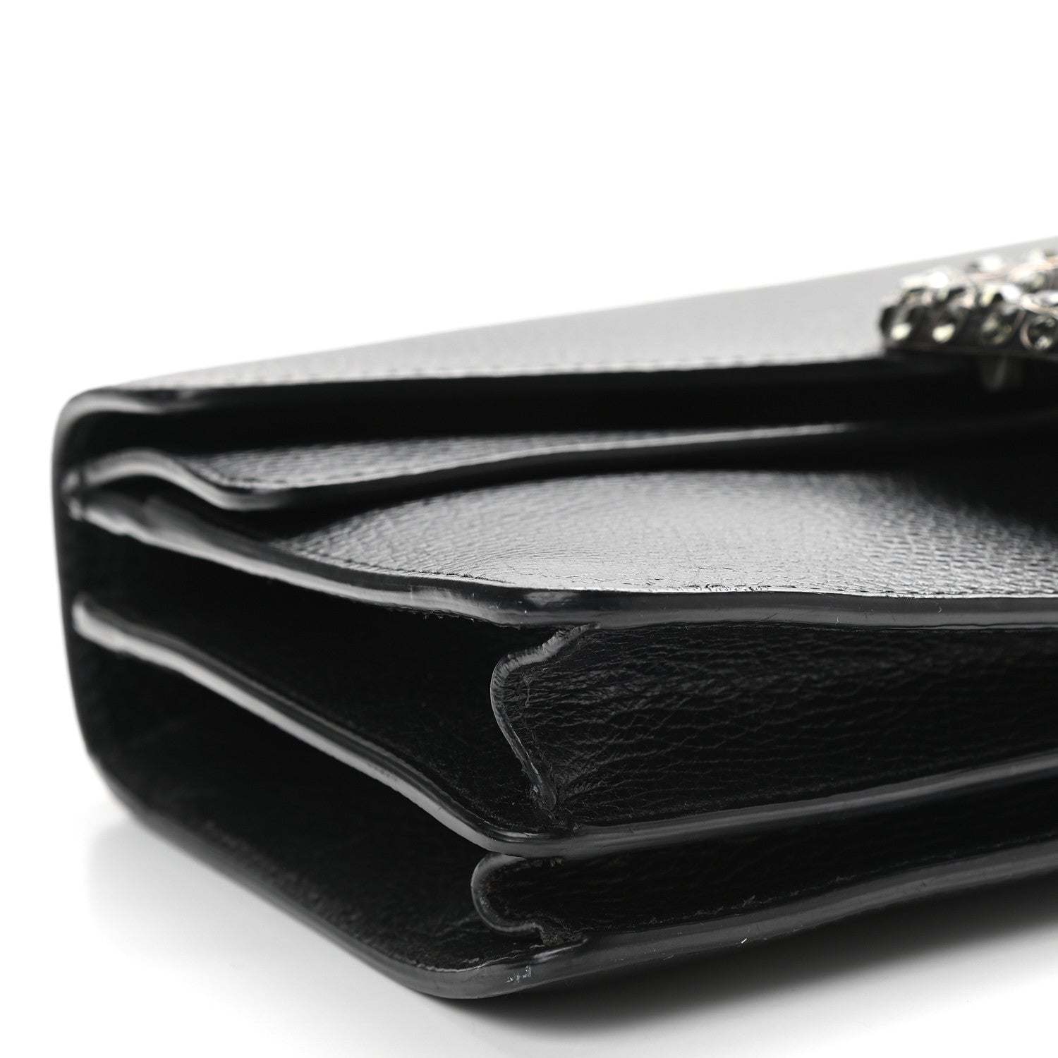Gucci Pebbled Calfskin Small Dionysus Shoulder Bag Black 8 of 9