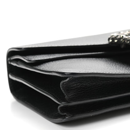 Gucci Pebbled Calfskin Small Dionysus Shoulder Bag Black 8 of 9