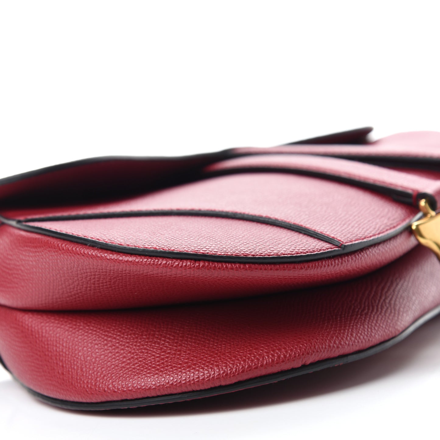 Calfskin Saddle Bag Scarlet