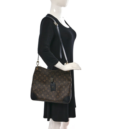 Louis Vuitton Monogram Odeon MM Black 2 of 8