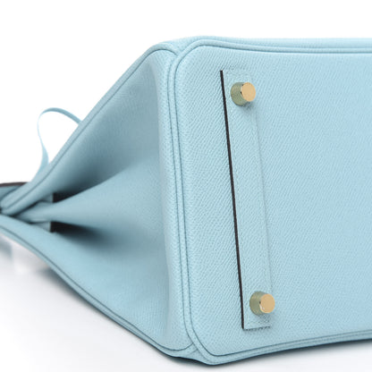 Hermes Epsom Birkin 30 Bleu Atoll 25 of 28