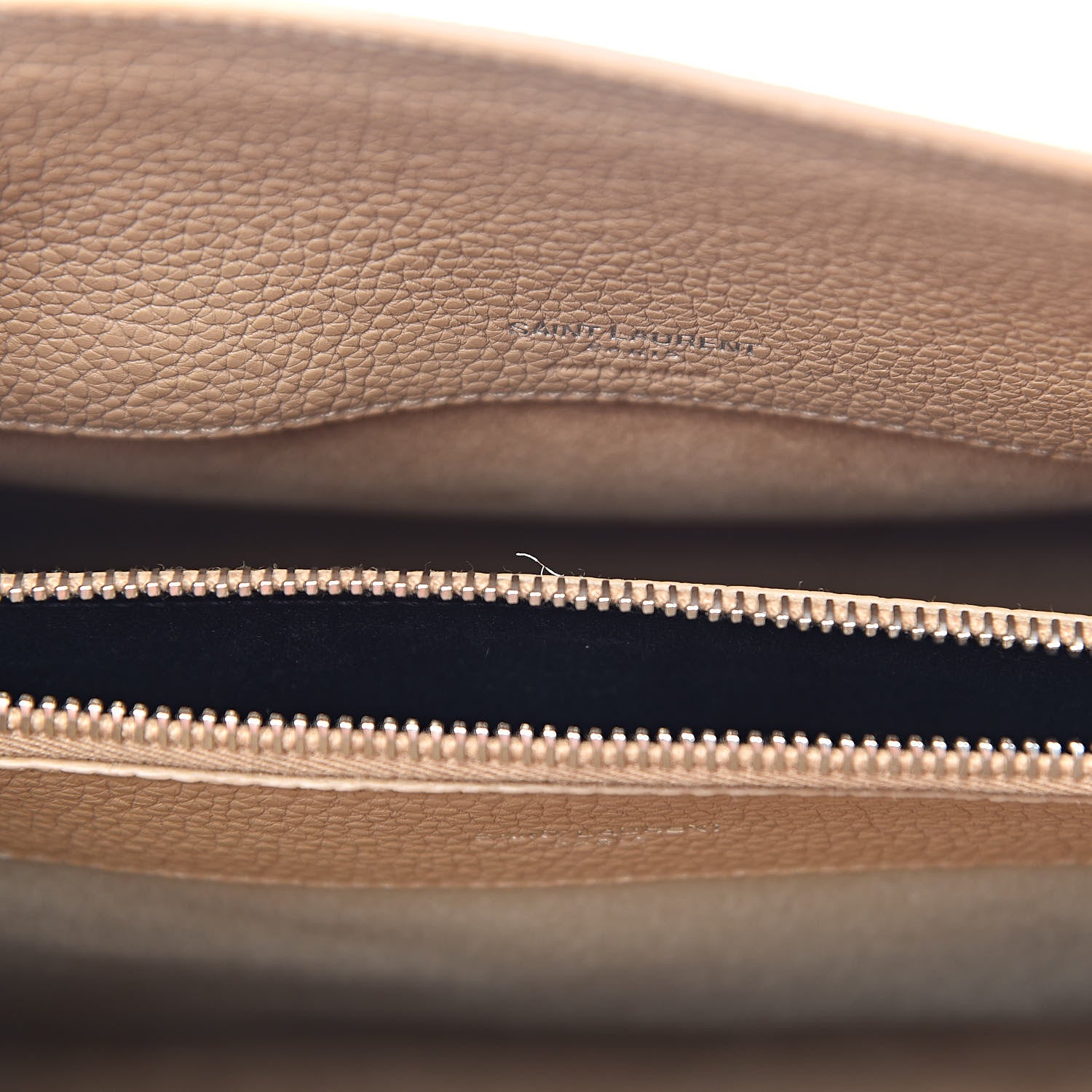 Saint Laurent Grained Calfskin Baby Sac De Jour Souple Dark Beige 8 of 12