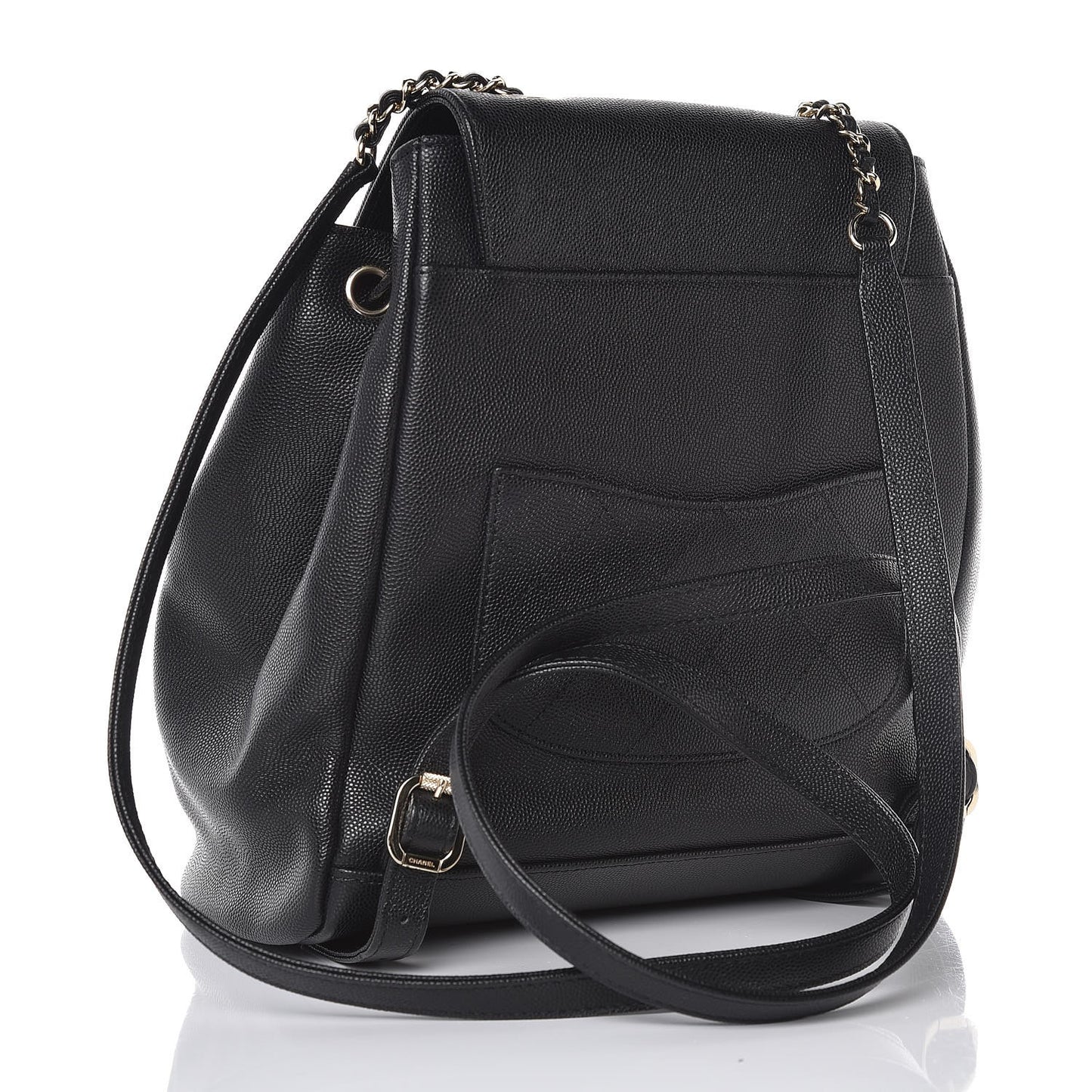 Caviar Quilted Business Affinity Backpack Black