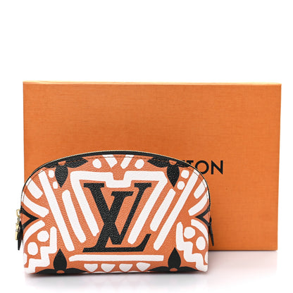 Louis Vuitton Monogram Giant Crafty Cosmetic Pouch Creme Caramel 7 of 7