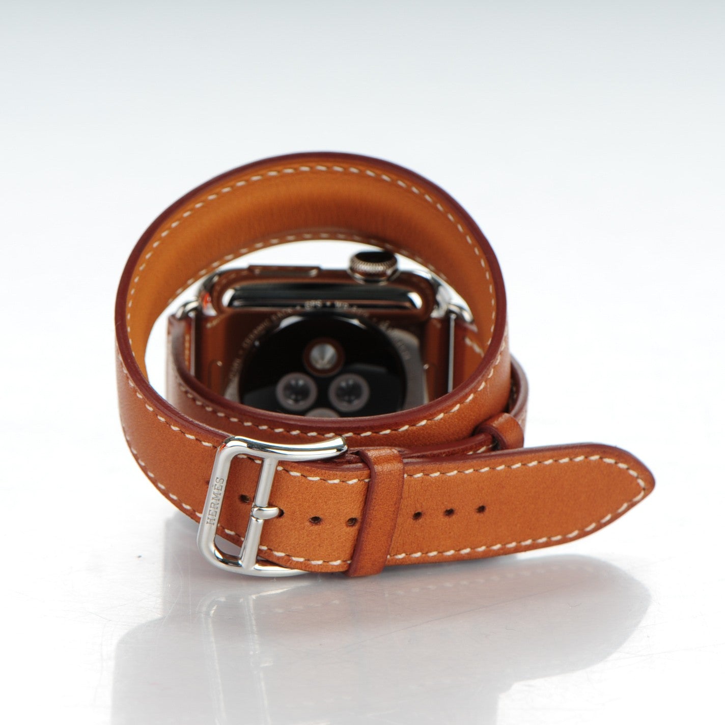 Hermes Barenia 38mm Apple Watch Double Tour Fauve 7 of 8
