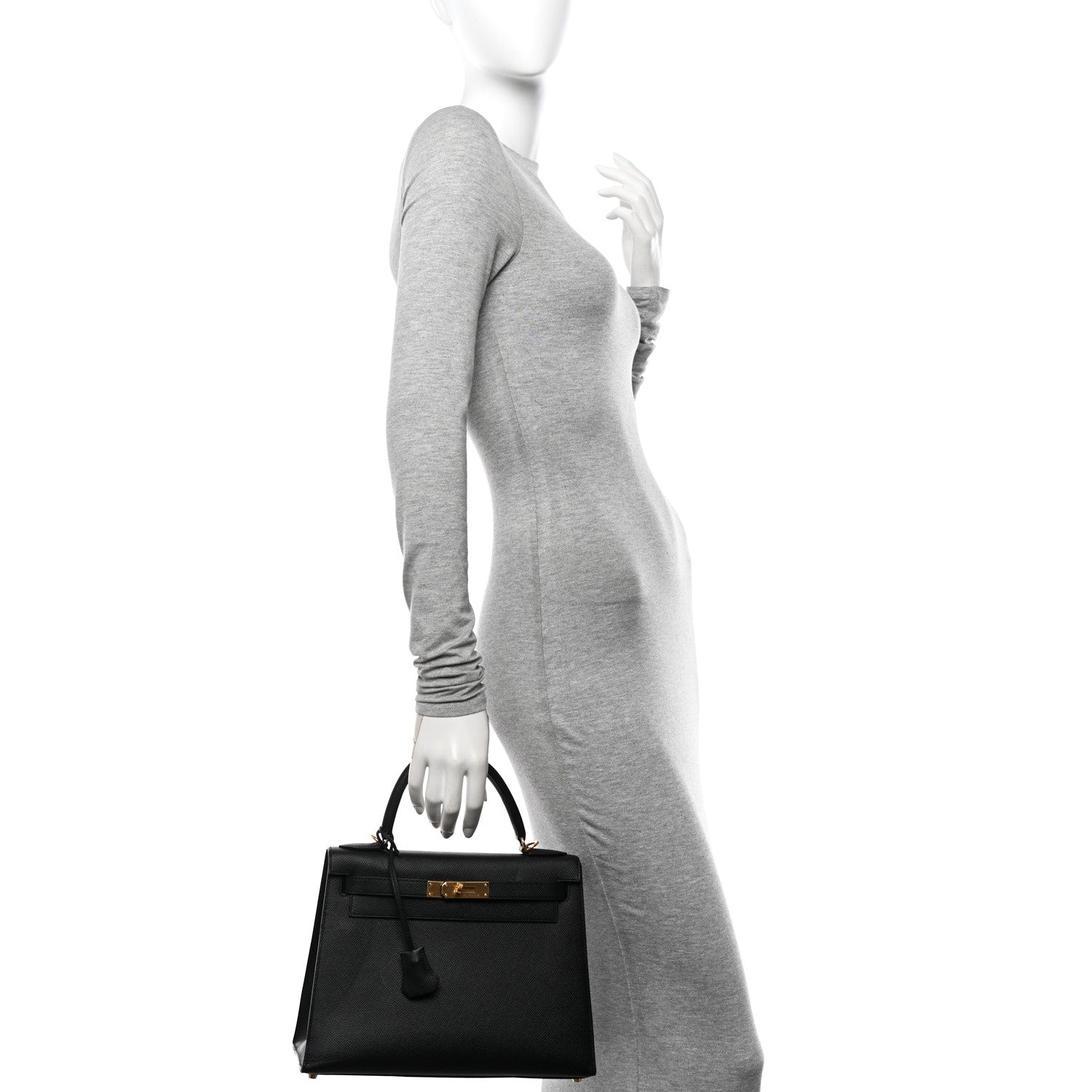 Hermes Epsom Kelly Sellier 28 Black 2 of 17