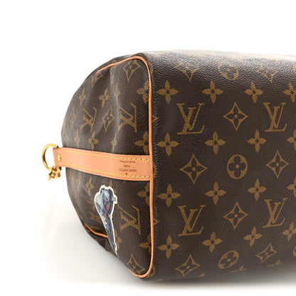 Louis Vuitton Monogram Patches Speedy Bandouliere 30 8 of 10