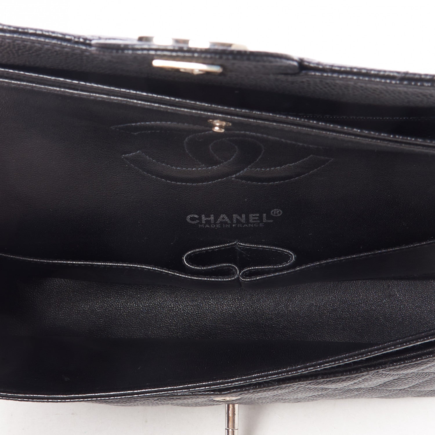 Chanel Caviar Quilted Medium Double Flap Black 6 of 9