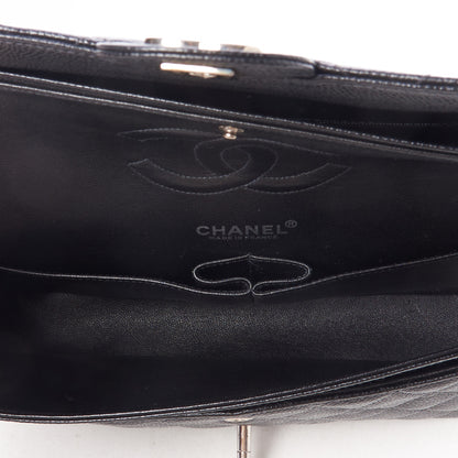 Chanel Caviar Quilted Medium Double Flap Black 6 of 9