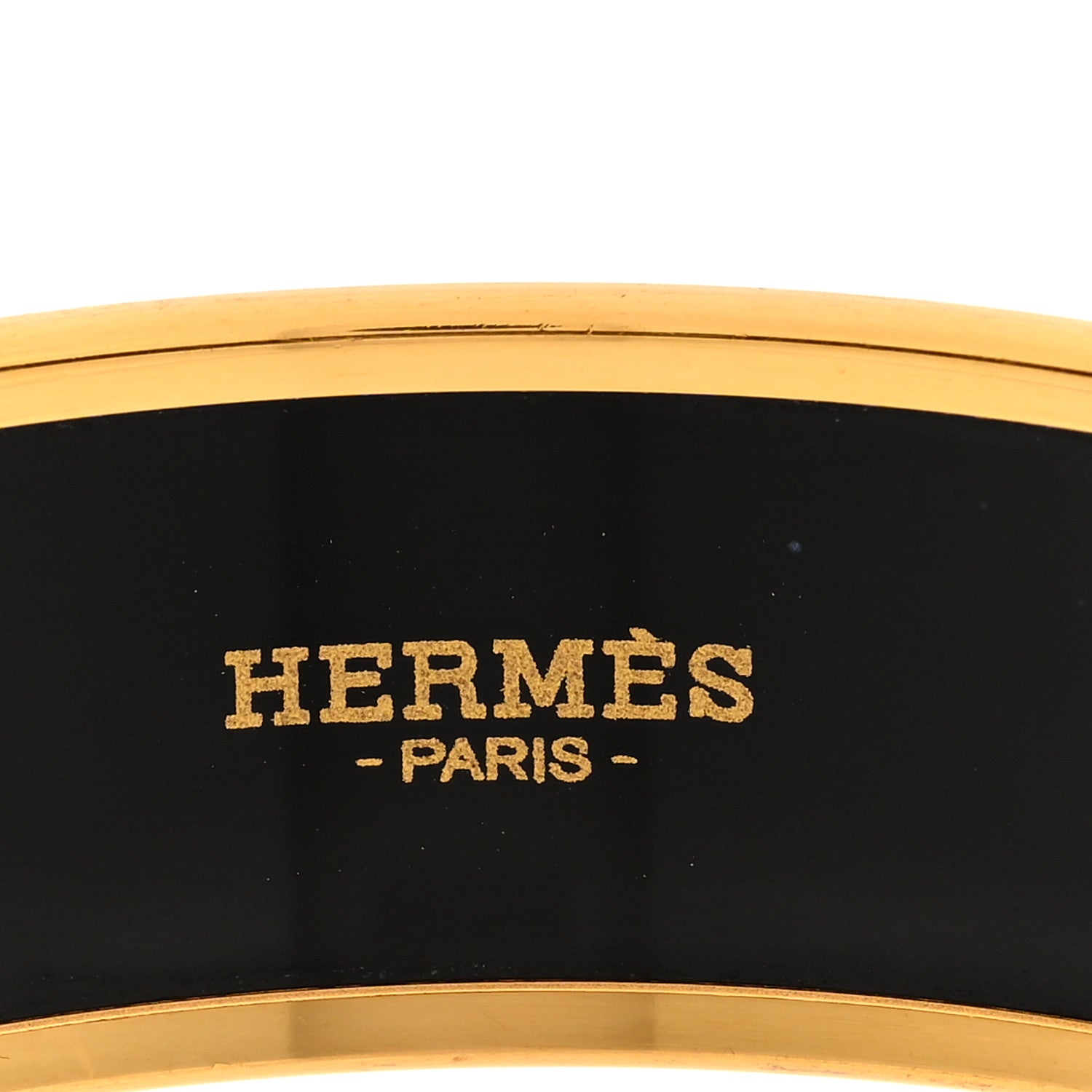 Hermes Enamel Printed Caleche Wide Bracelet 62 Orange 4 of 4