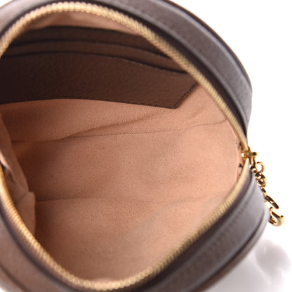 Gucci GG Supreme Monogram Web Ophidia Circle Wristlet Beige New Acero 7 of 11