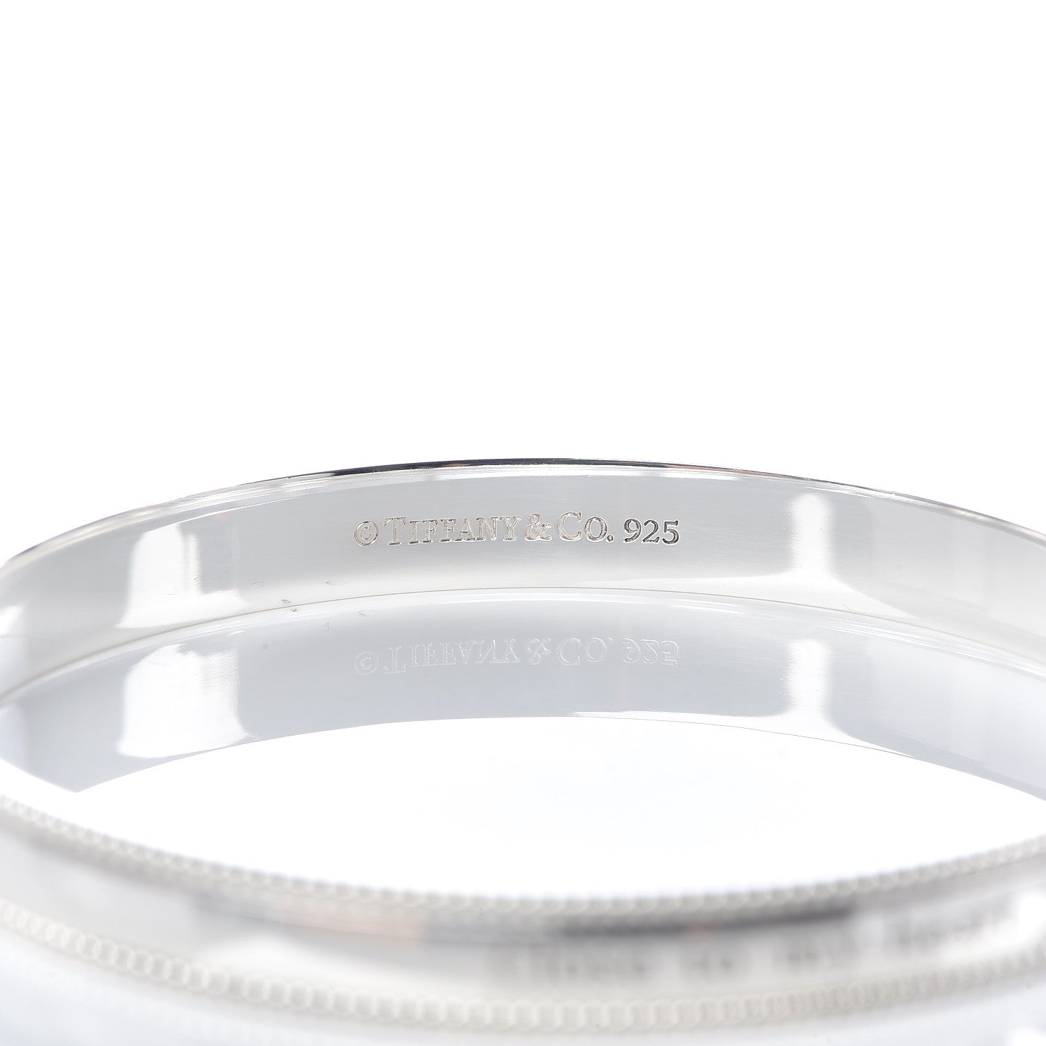 Tiffany Sterling Silver Close To My Heart Bangle Bracelet 4 of 5