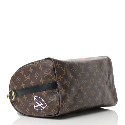 Louis Vuitton Monogram My World Tour Speedy Bandouliere 30 Black 3 of 9