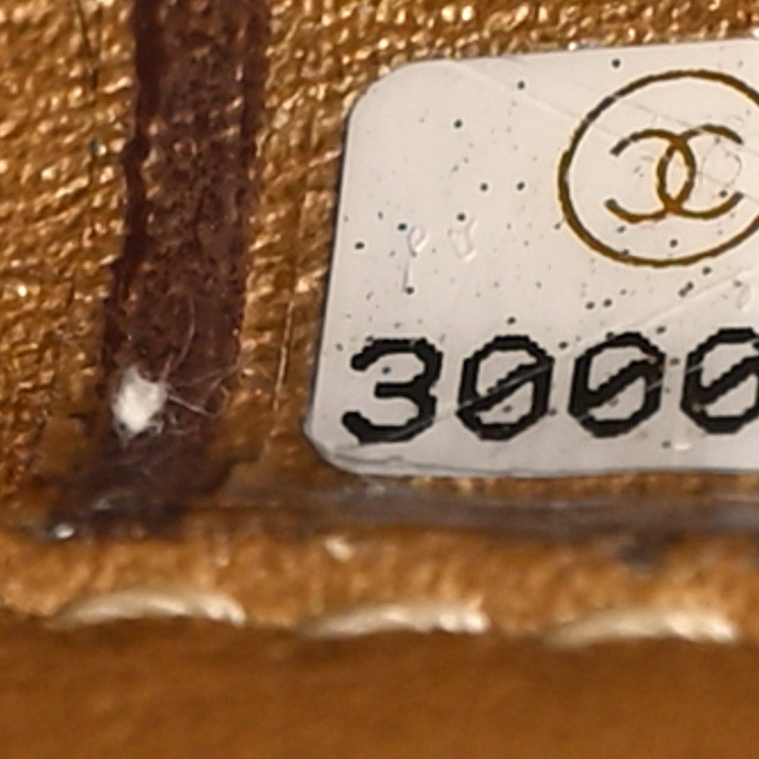 Lambskin Quilted Coco Midnight Clutch Black