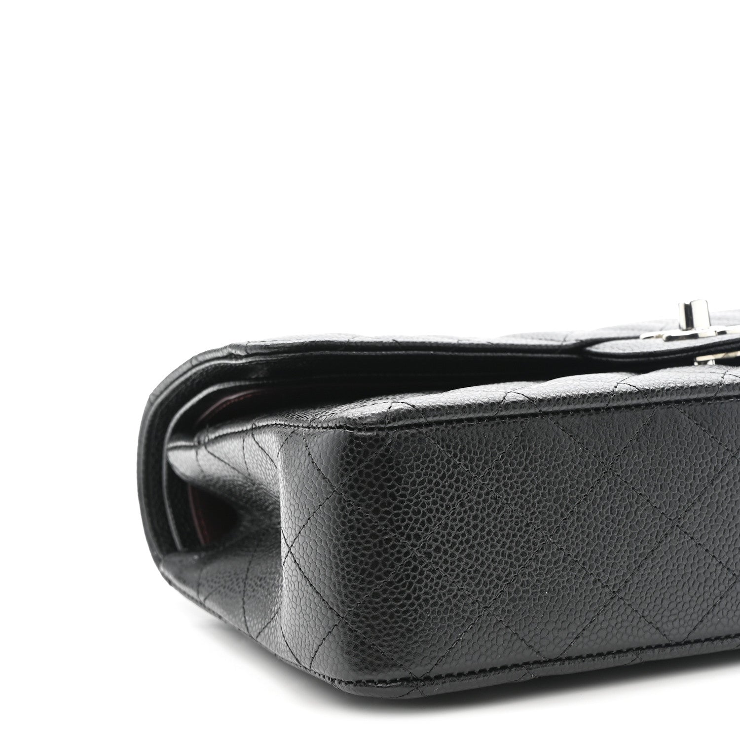 Chanel Caviar Quilted Medium Double Flap Black 9 of 11