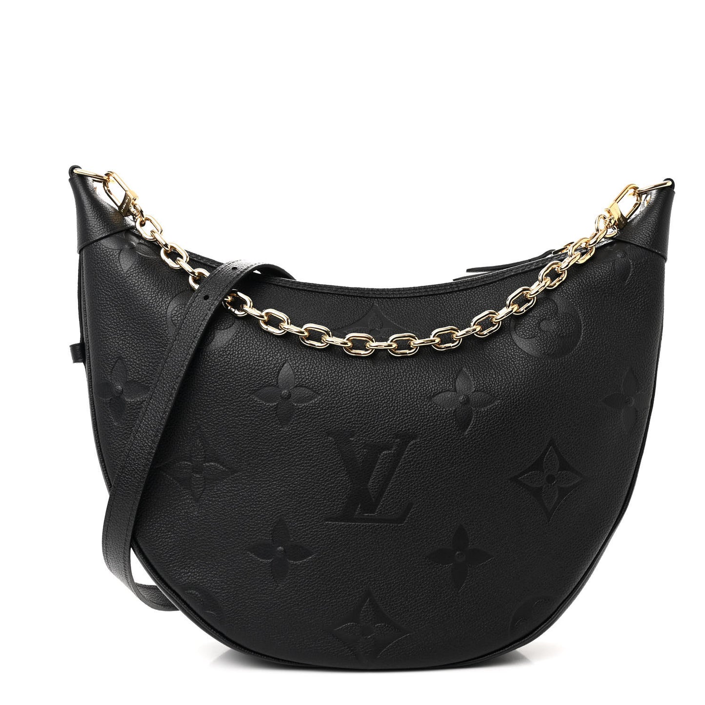 Empreinte Monogram Giant Loop Hobo Black