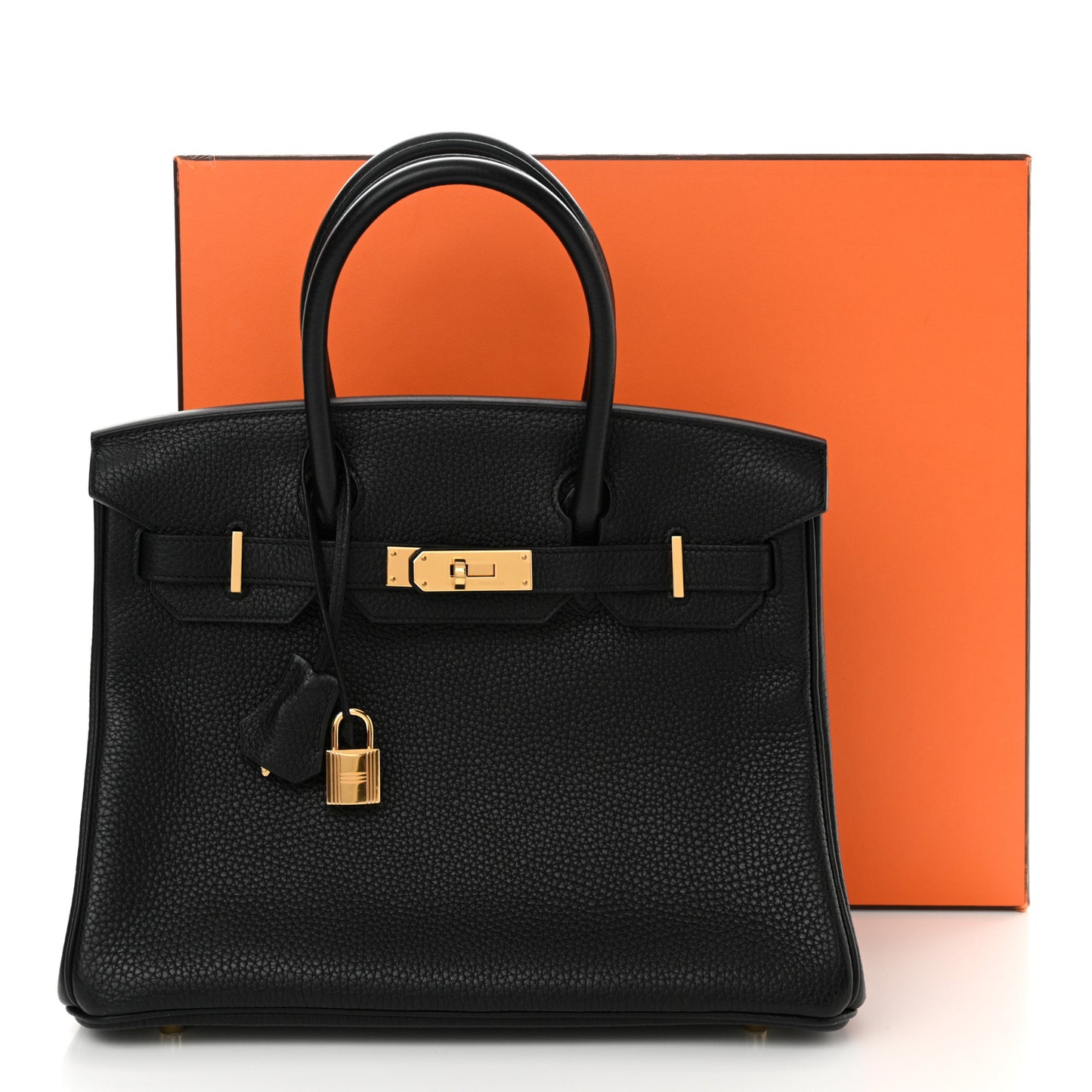 Taurillon Clemence Birkin 30 Black