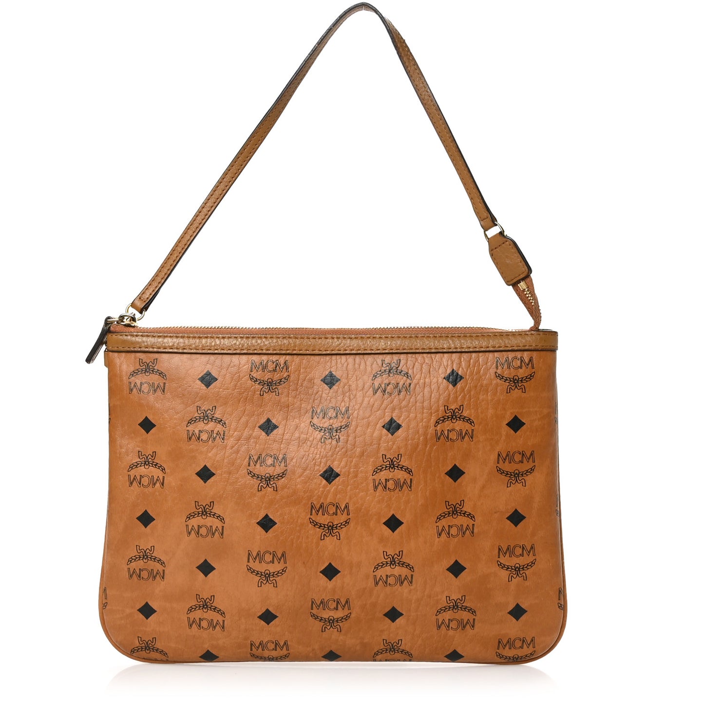 Visetos Liz Shopper Tote Pouch Cognac