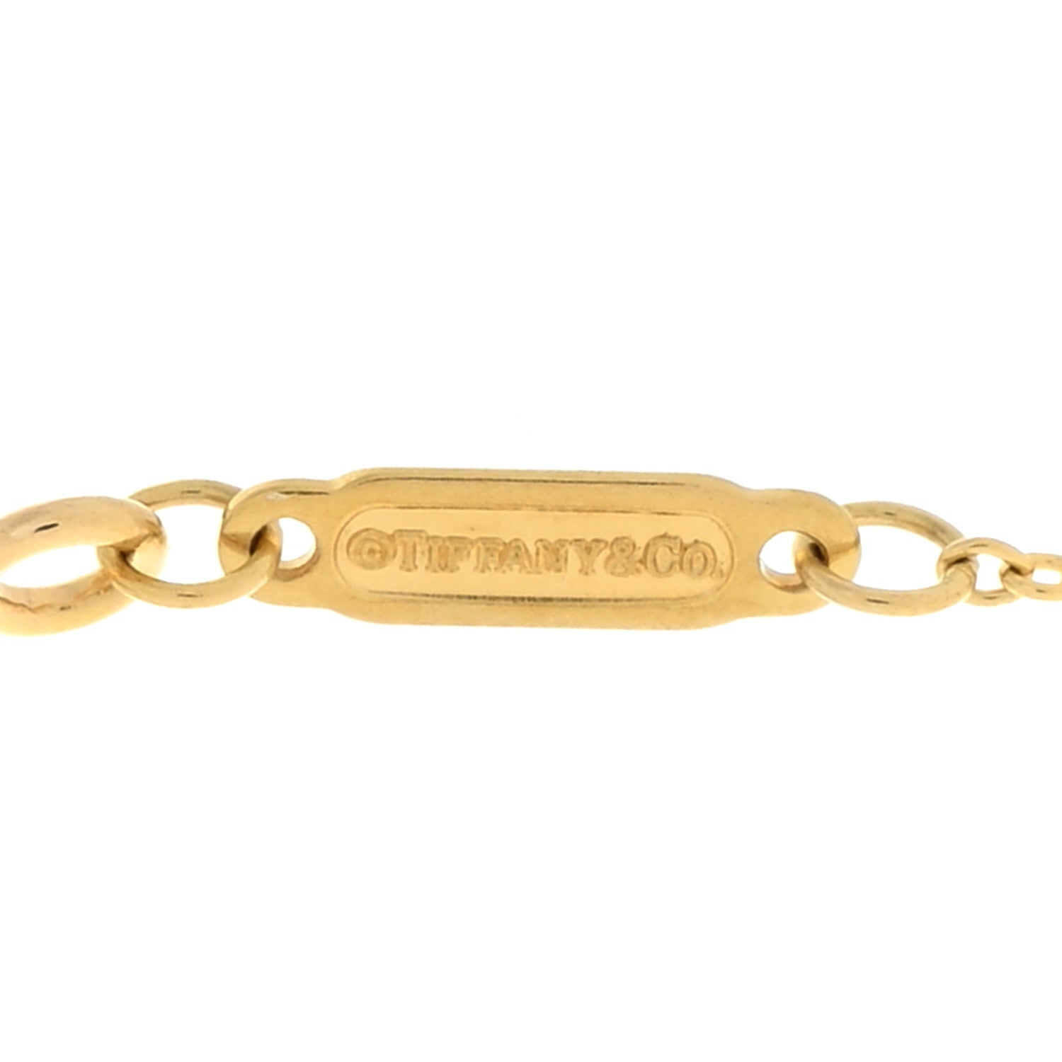 Tiffany 18K Yellow Gold Infinity Pendant Necklace 4 of 4