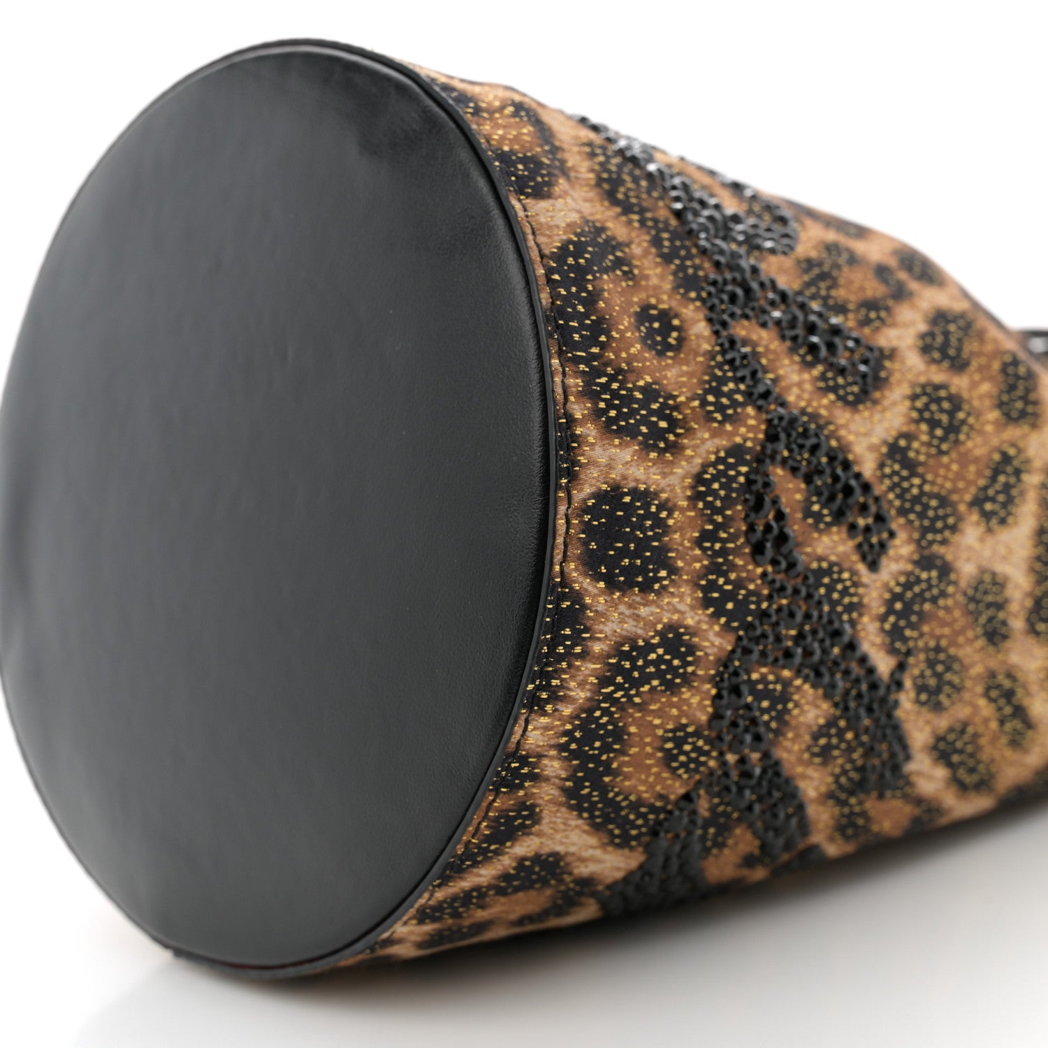 Christian Louboutin Leopard Print Marie Jane Bucket Brown 9 of 10