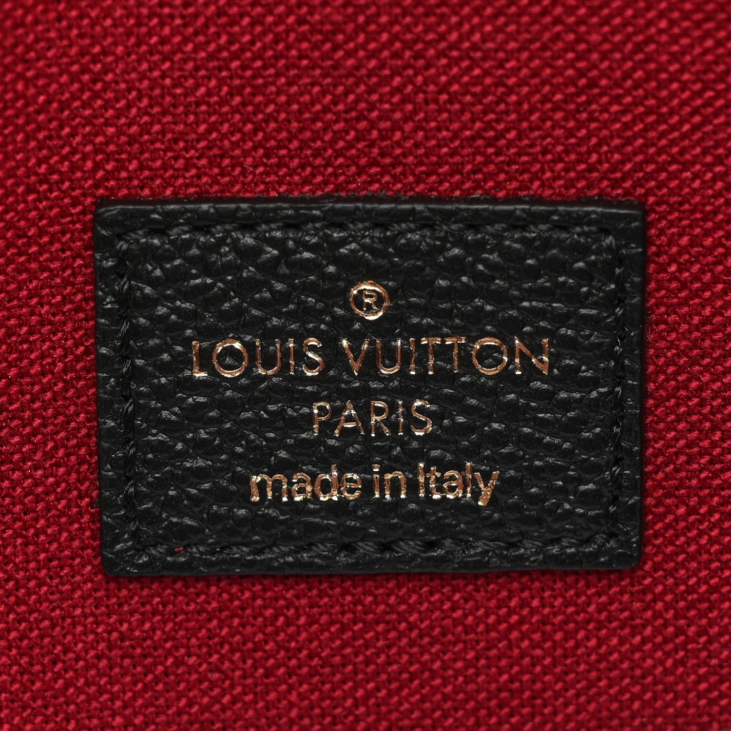 Louis Vuitton Empreinte Monogram Giant Felicie Pochette Black Beige 7 of 8