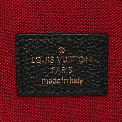 Louis Vuitton Empreinte Monogram Giant Felicie Pochette Black Beige 7 of 8