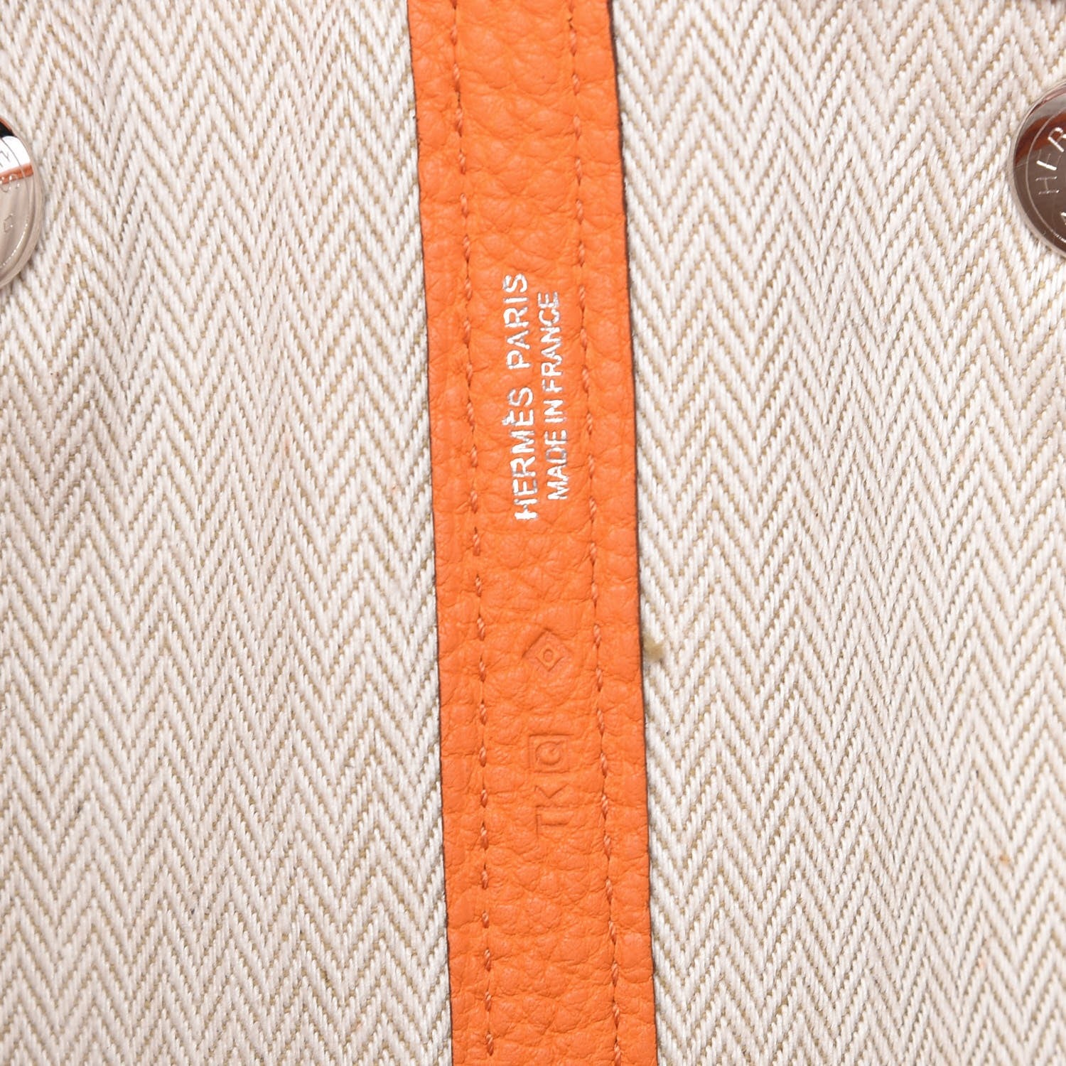 Hermes Negonda Garden Party 36 MM Orange 6 of 7