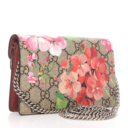 Gucci GG Supreme Monogram Blooms Super Mini Dionysus Shoulder Bag Beige Multicolor Dry Rose 3 of 9