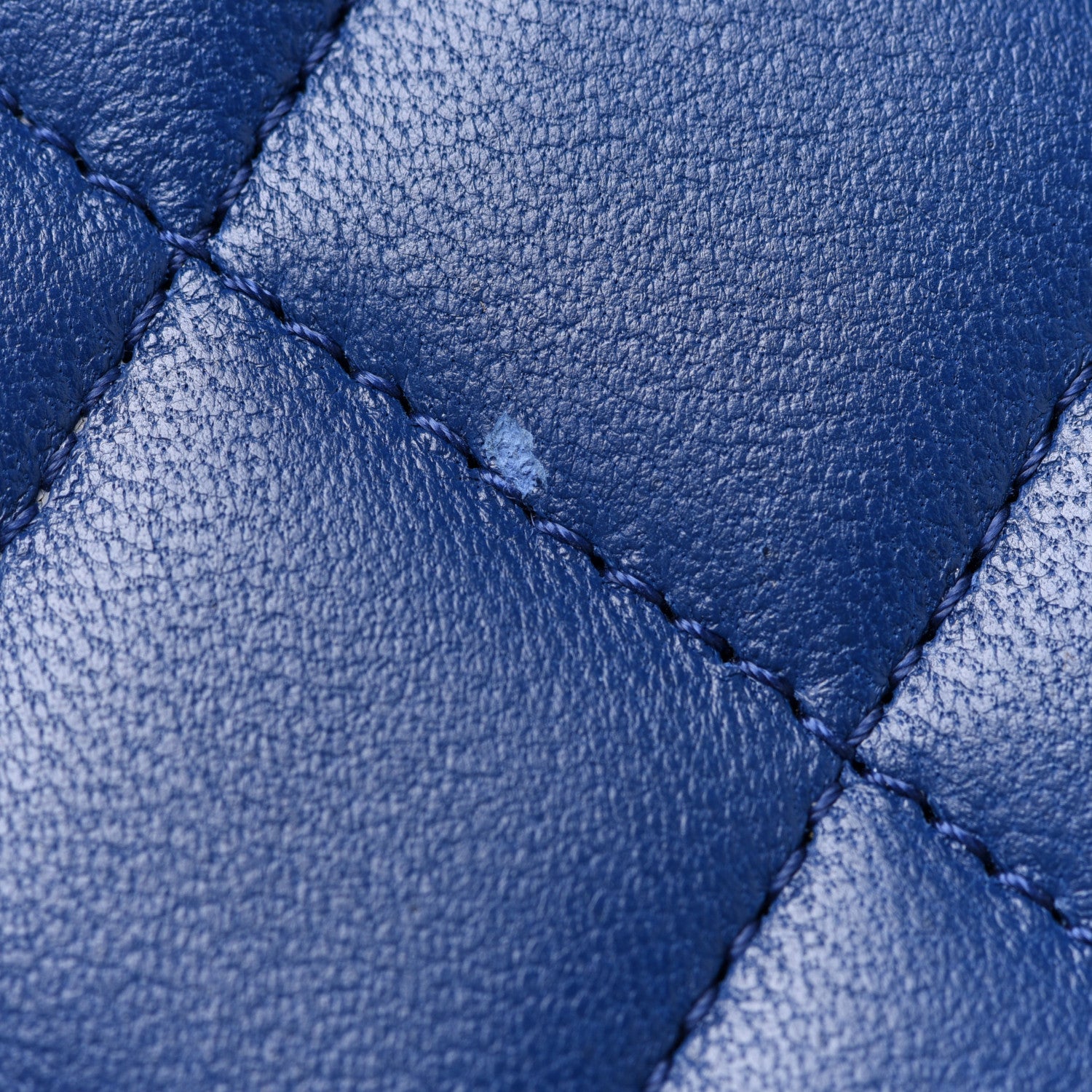 Chanel Lambskin Quilted Yen Wallet Blue 14 of 14