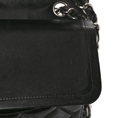 Chanel Patent Quilted Jumbo Double Flap Black 11 of 13