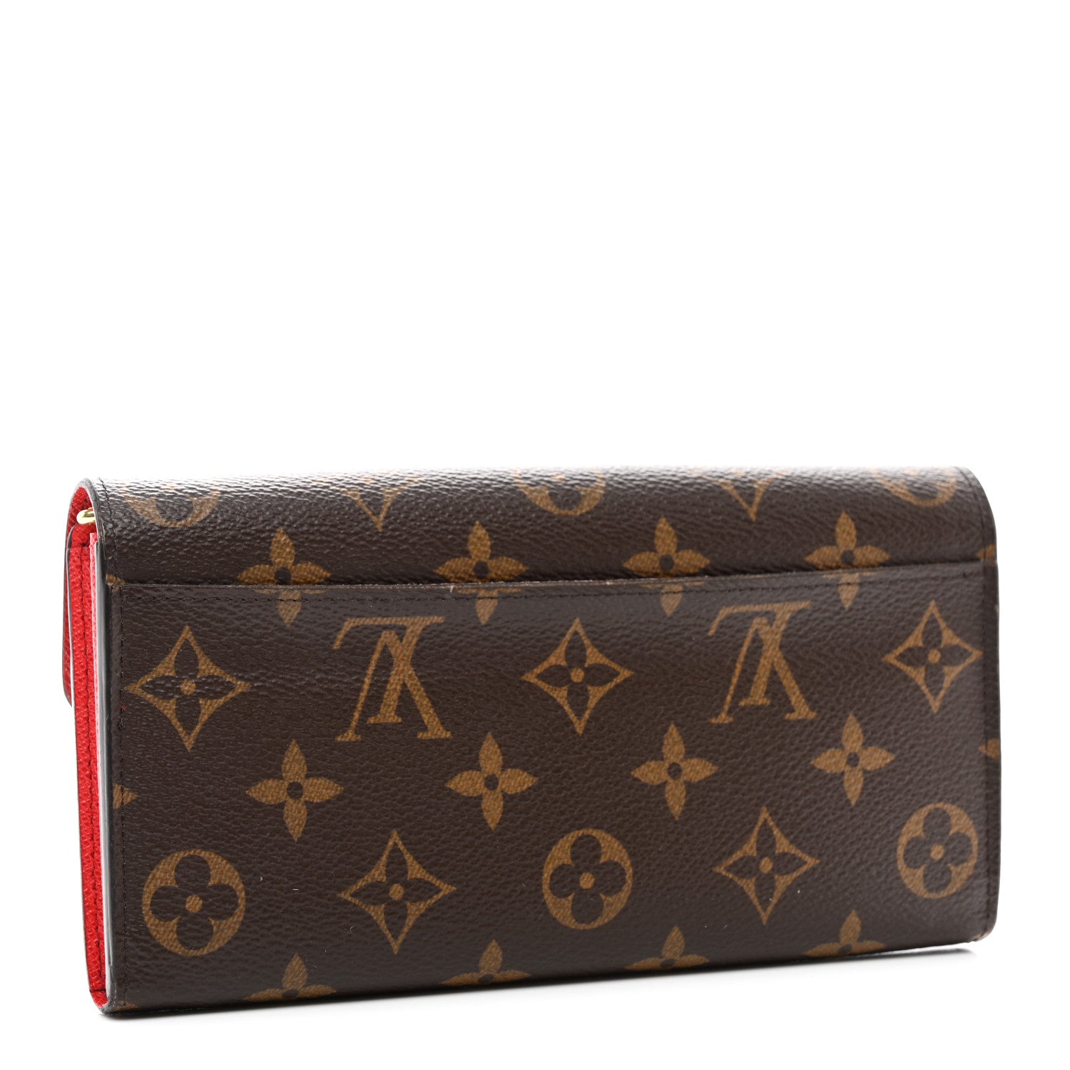 Louis Vuitton Monogram Sarah Wallet NM Coquelicot 3 of 7