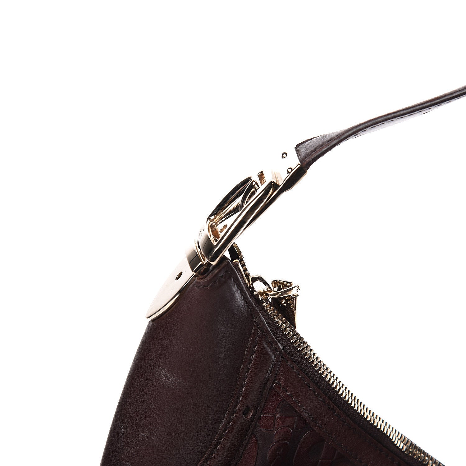 Gucci Calfskin Horsebit Embossed Glam Hobo Purple 12 of 14