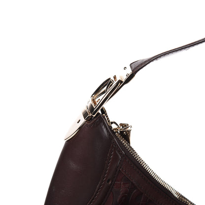 Gucci Calfskin Horsebit Embossed Glam Hobo Purple 12 of 14