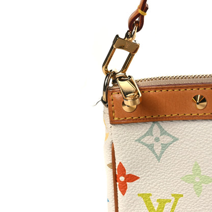 Louis Vuitton Monogram Multicolor Pochette Accessories White 10 of 10