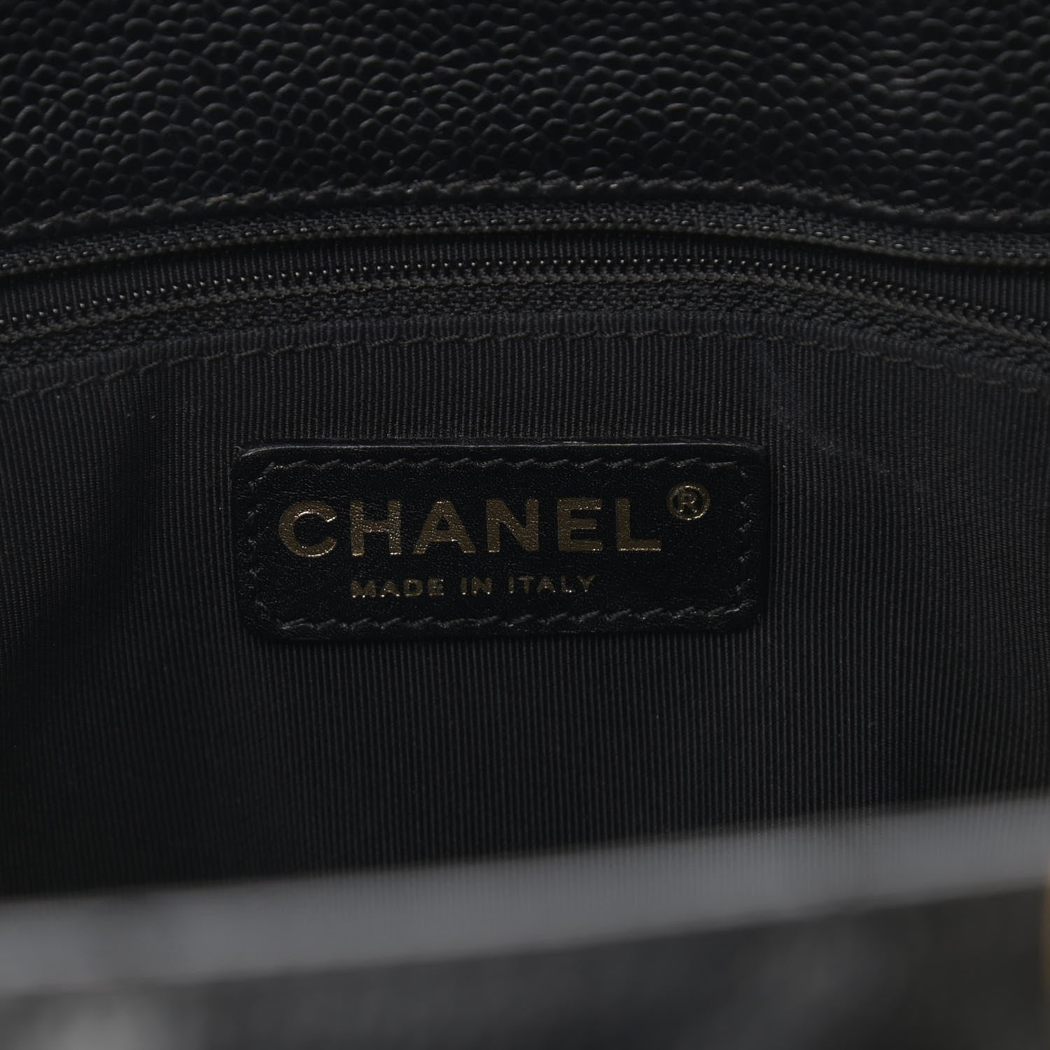 Chanel Caviar Quilted Grand Shopping Tote GST Black 6 of 10