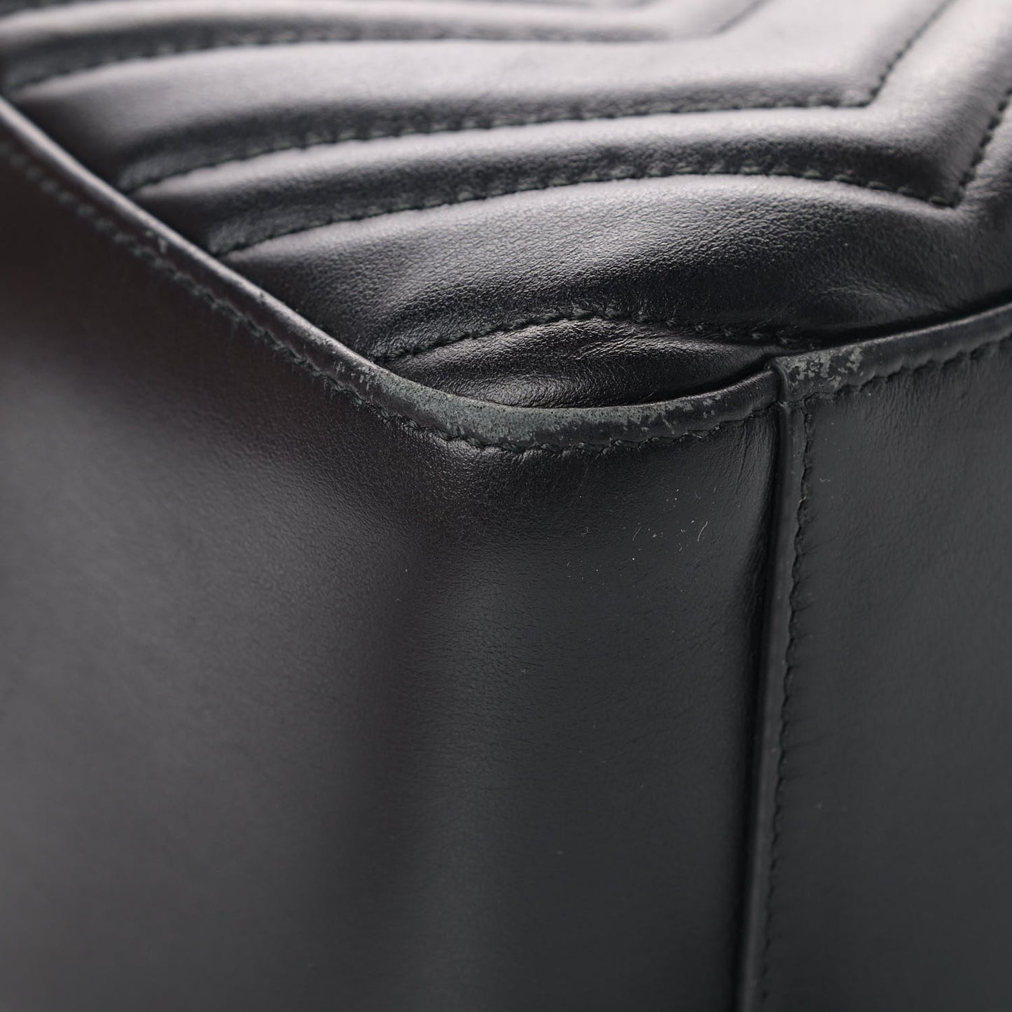 Calfskin Matelasse GG Marmont Dome Backpack Black