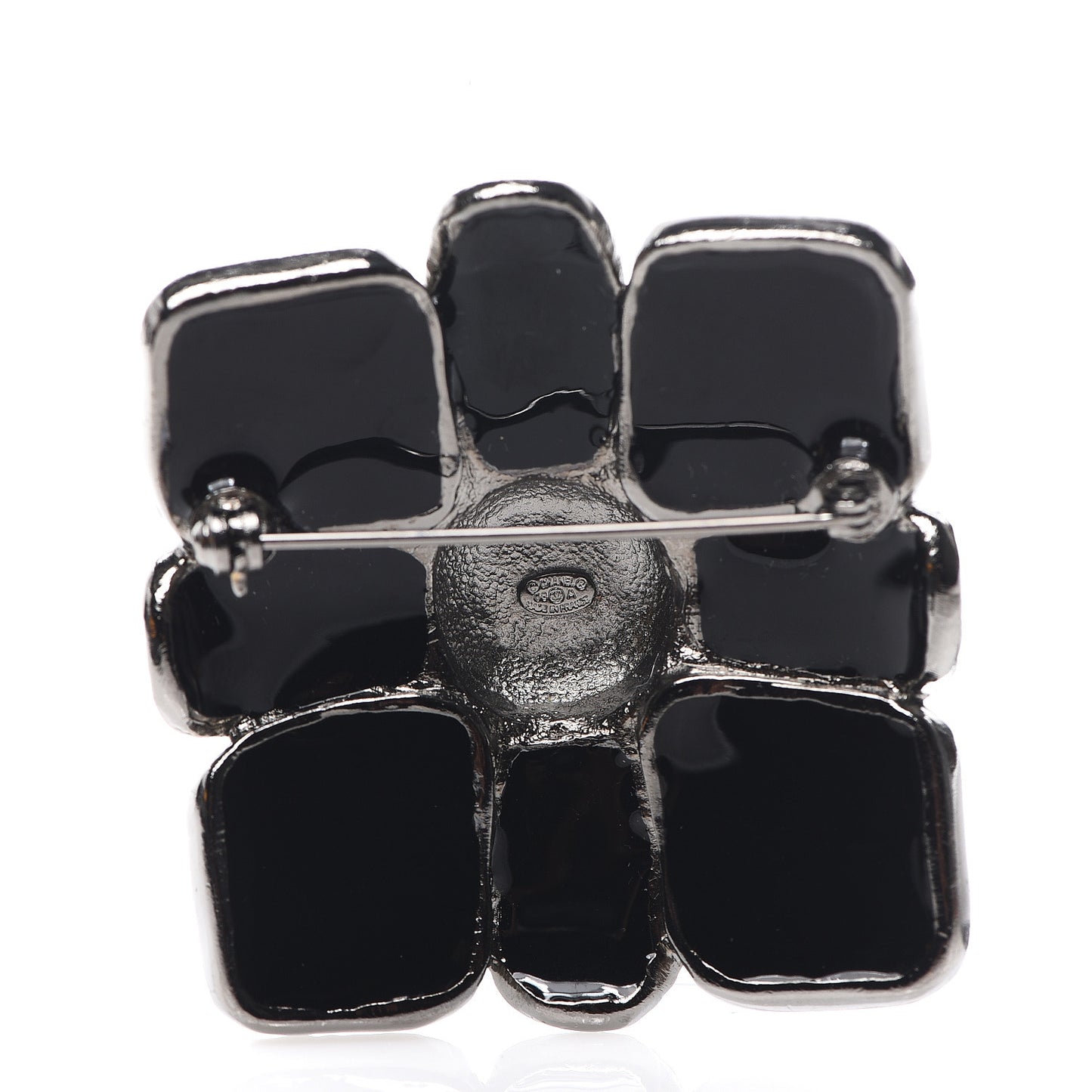 Gripoixl CC Brooch Black