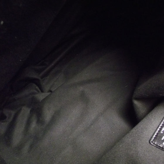 Lambskin Messenger Tote Black